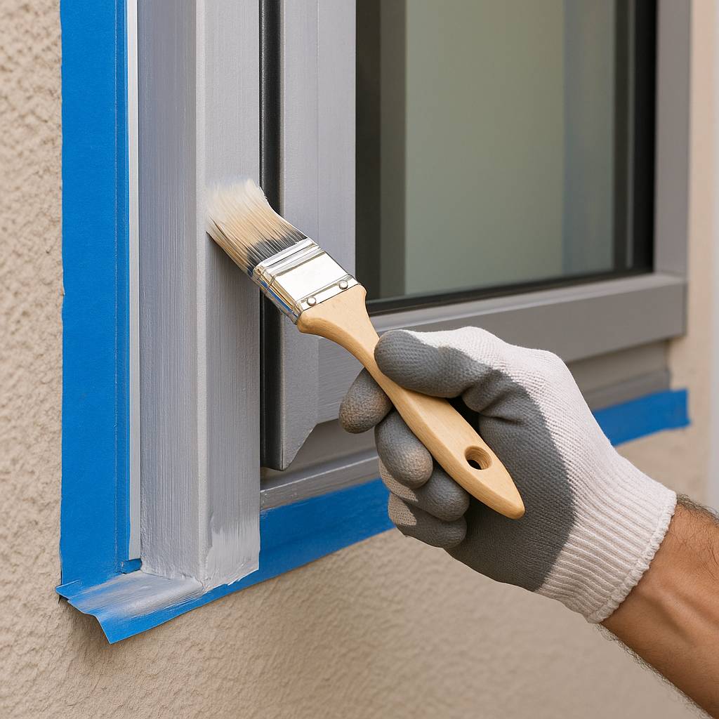 aluminium kozijnen schilderen
