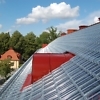 Glazen dakpan zonne-energie