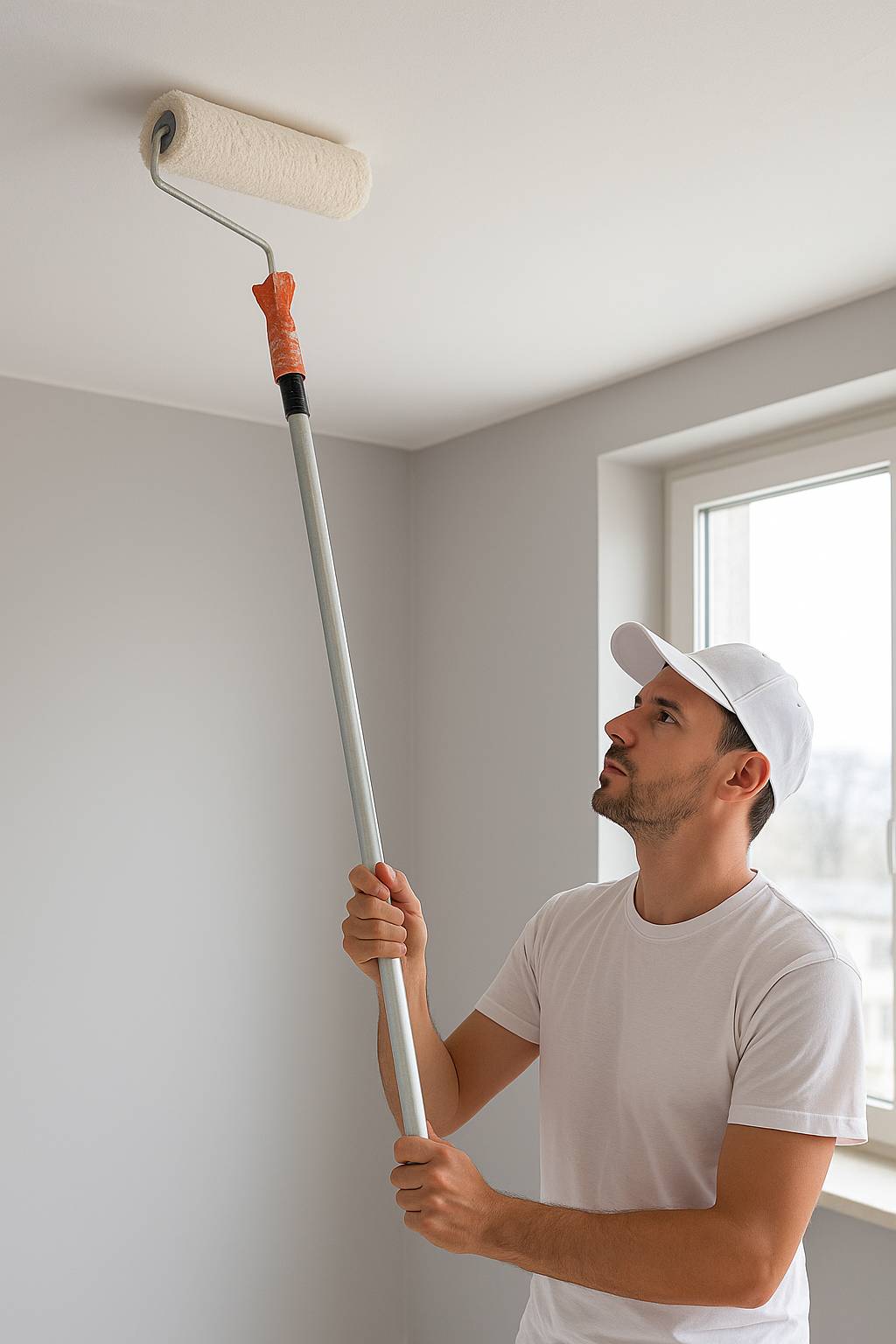 plafond schilderen zonder strepen hoe doe je dat